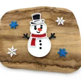 Eco smyslový tácek sněhulák