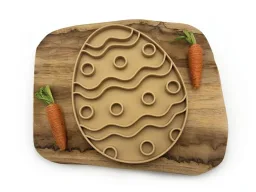 Eco smyslový tácek velké velikonoční vajíčko