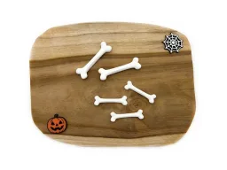 Miniatury Halloweenské kosti (5ks)