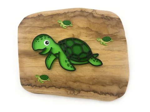 Eco smyslový tácek želva