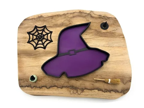 Eco smyslový tácek čarodějnický klobouk