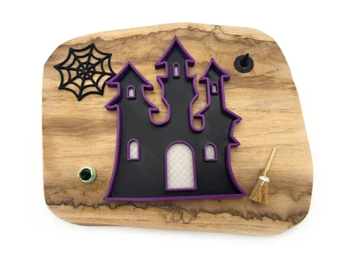 Eco smyslový tácek strašidelný dům