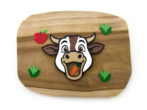 Krmící zvířátko Kráva bílá