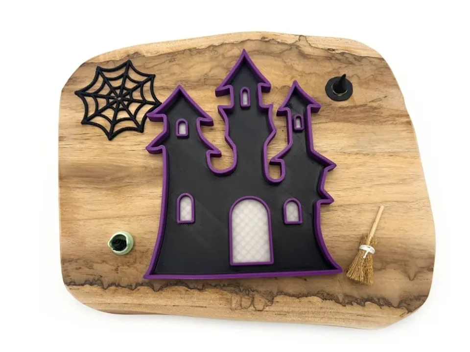 Eco smyslový tácek strašidelný dům