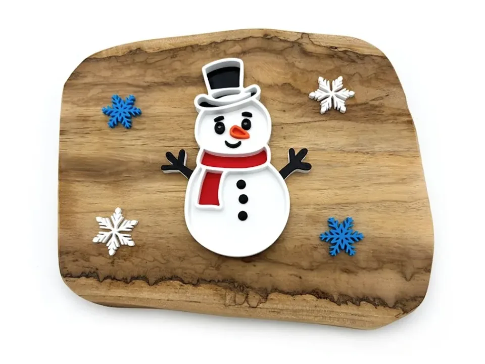 Eco smyslový tácek sněhulák