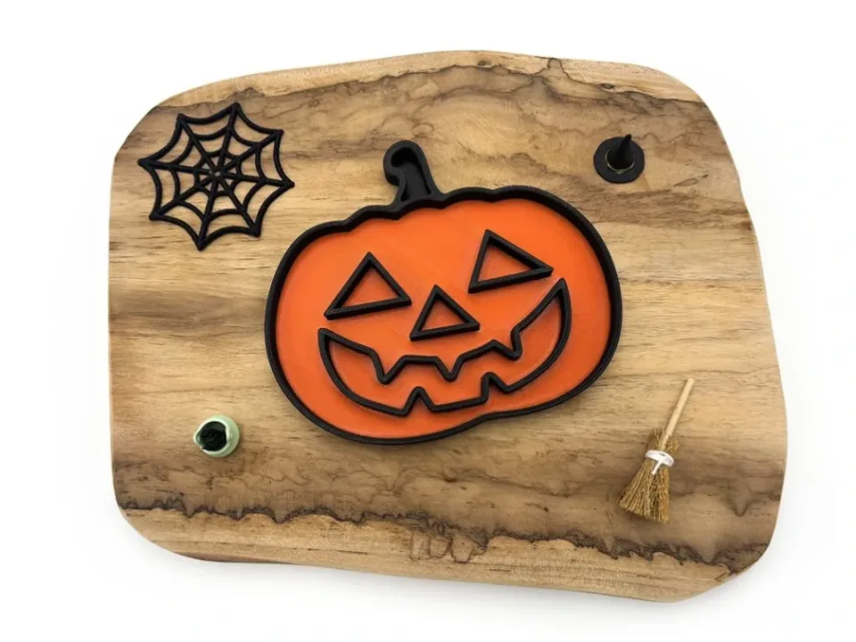 Eco smyslový tácek strašidelná dýně