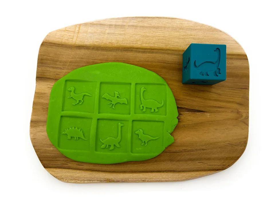 Otiskovací kostka dinosauři