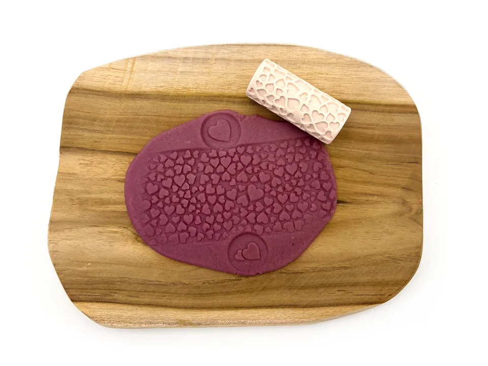 Otiskovací roller srdíčka