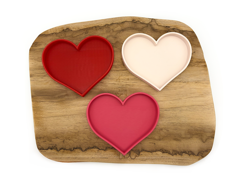 Eco smyslové tácy srdíčka (3ks)
