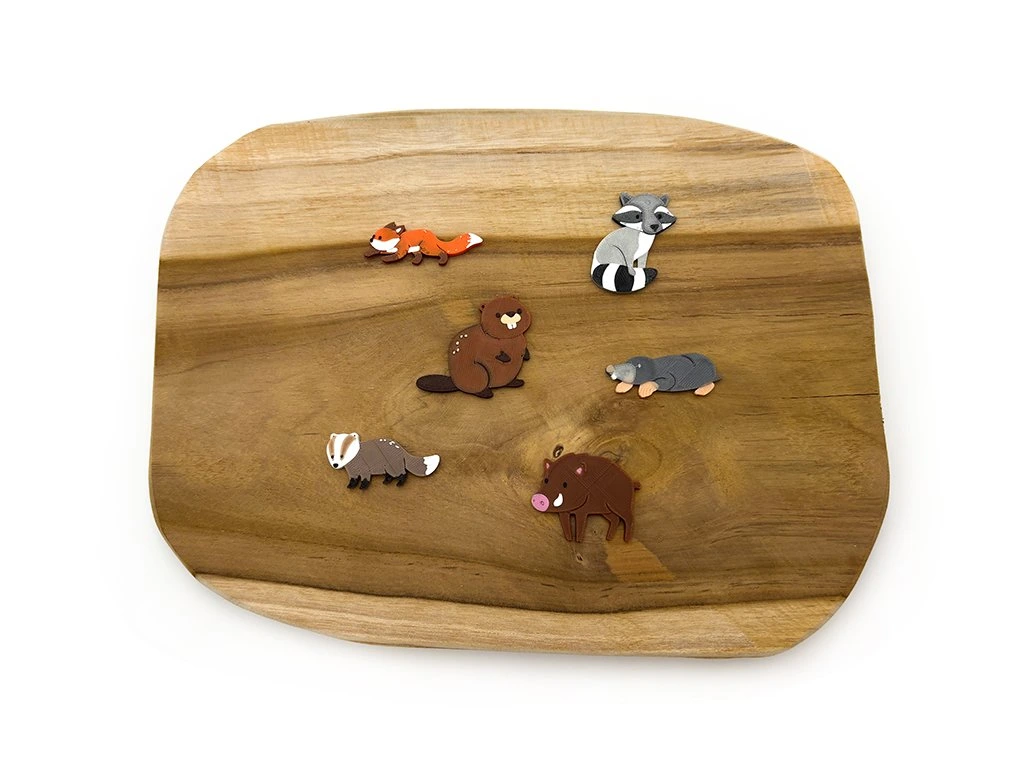 Miniatury lesní zvířátka