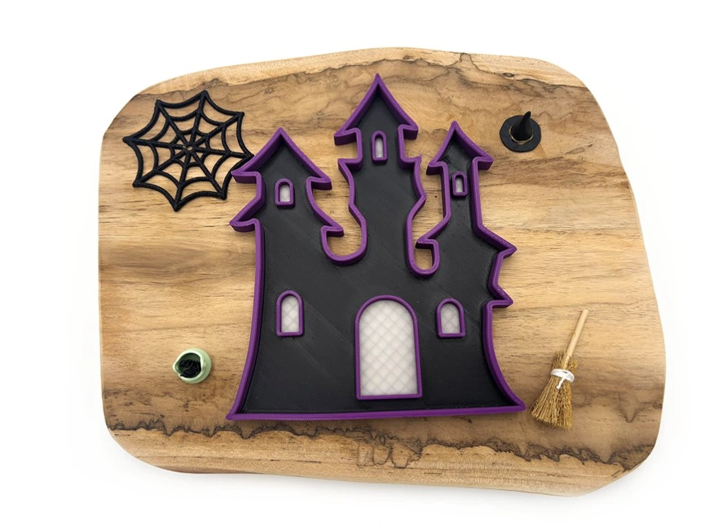 Eco smyslový tácek strašidelný dům