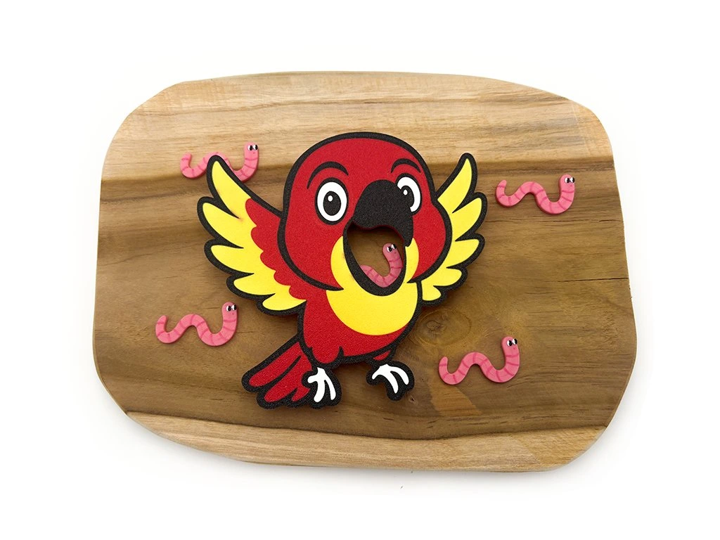 Krmící zvířátko Papoušek