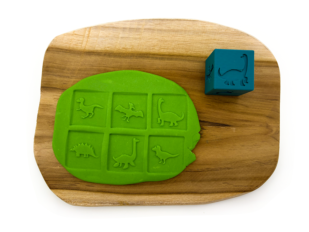 Otiskovací kostka dinosauři