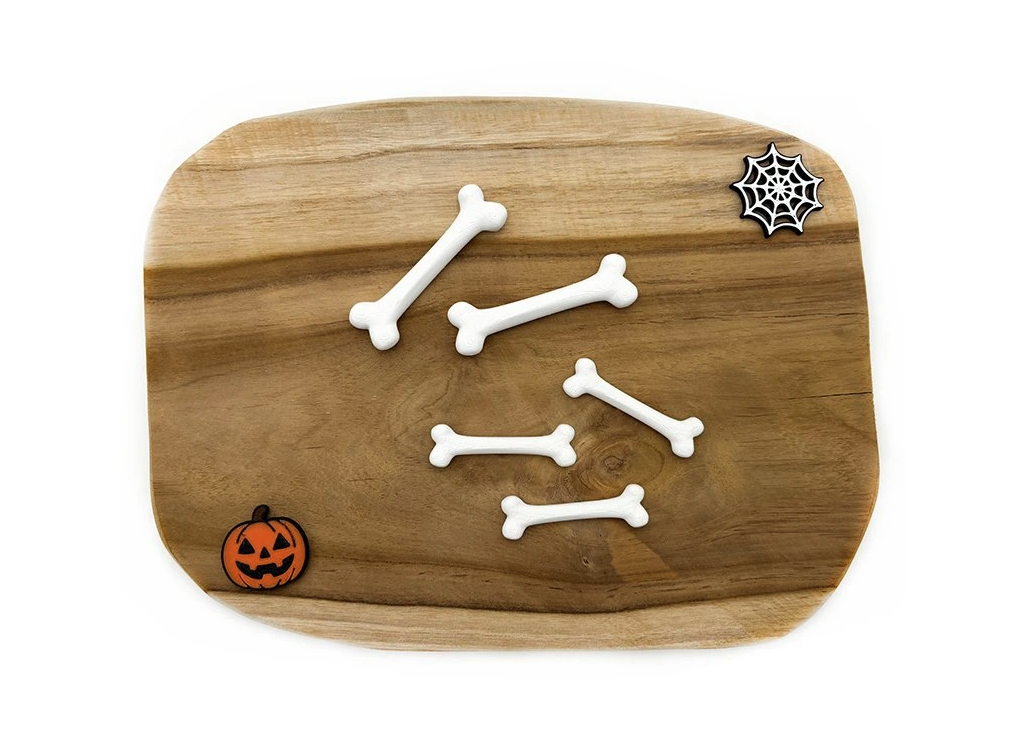Miniatury Halloweenské kosti (5ks)