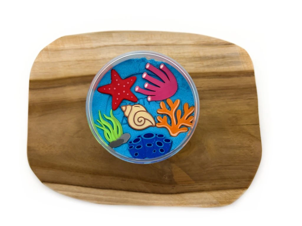 Kinetický písek KORÁLOVÝ ÚTES 500g